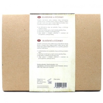 HENNA & INDIGO 1kg - hnedá farba na vlasy