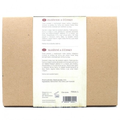 INDIGO 1kg - hnedá až čierna farba na vlasy